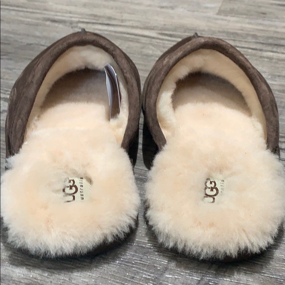 Nib Ugg Men’s Brown Scuf Slipper Slides - image 5
